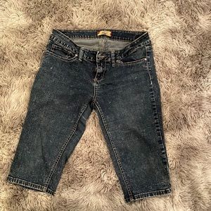 YMI USA knee-length dark blue jean shorts